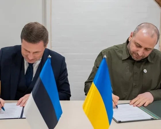 Ukraine and Estonia Sign Defense Memorandum to Strengthen Military Cooperation