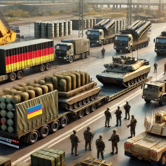 Germany Delivers New Aid Package to Ukraine With Leopard Tanks and Patriot Systems