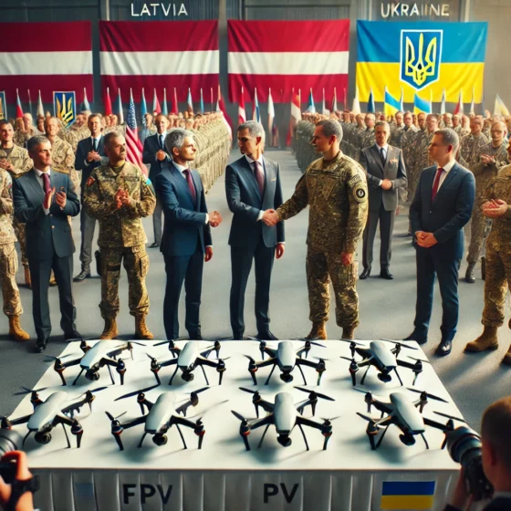 Latvia Transfers 100 FPV Drones to Ukrainian Armed Forces