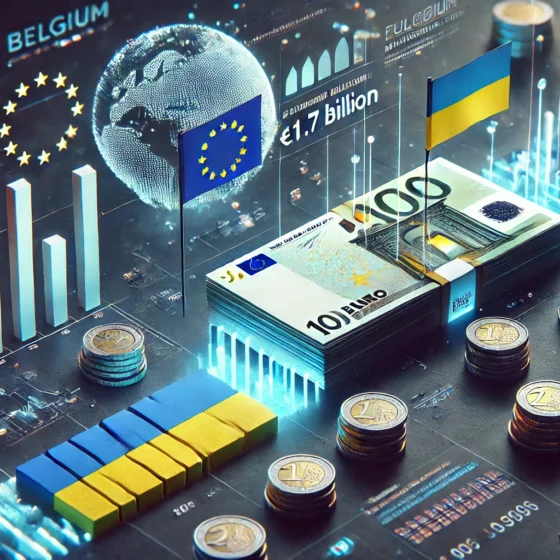 Belgium to Direct €1.7 Billion in Taxes From Frozen Russian Assets to Ukraine