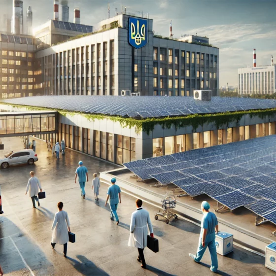 Solar Power Stations to Be Installed in 300 Ukrainian Hospitals