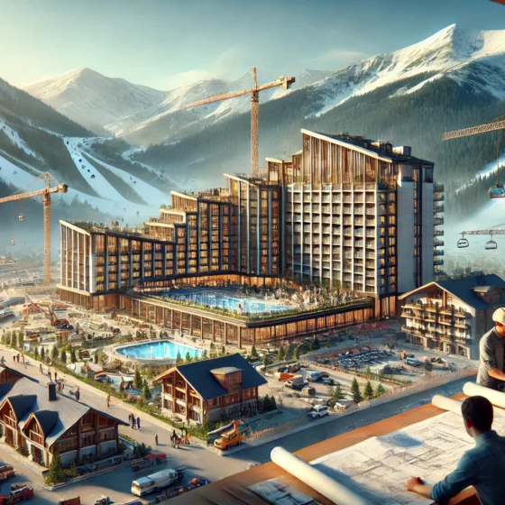 Billion-Dollar Resort Under Construction in the Carpathian Mountains