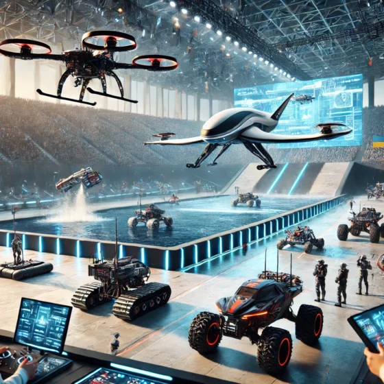 Ukraine Launches a New Sport with Drones and Robots