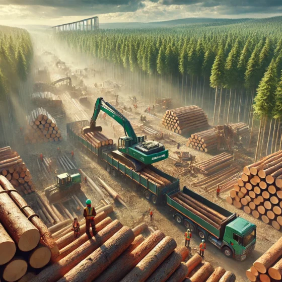 Demand for Wood Increases: Ukraine’s “Forests of Ukraine” Sells 723 Thousand Cubic Meters in Two Weeks