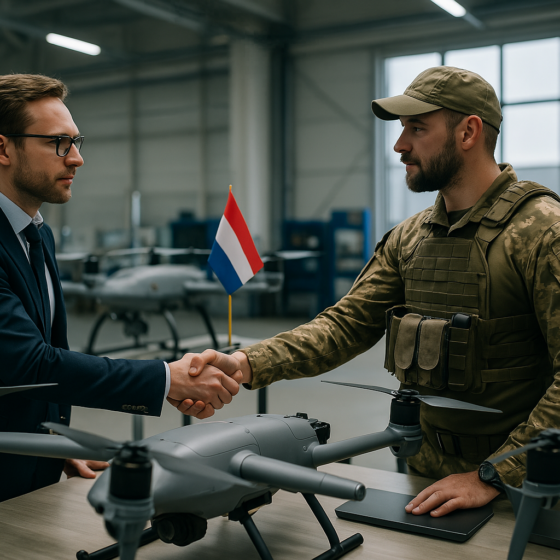 Netherlands Commits €500 Million to Develop Drones for Ukraine
