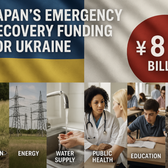 Government Approves New Japan Grant: ¥8.8 Billion for Ukraine’s Recovery