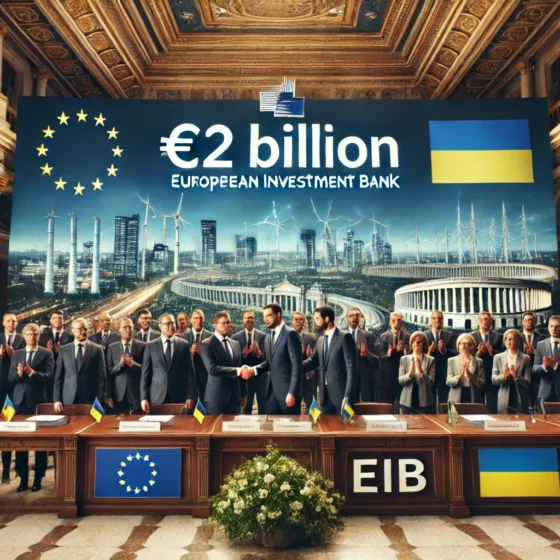 European Commission and EIB Sign €2 Billion Guarantee Agreement for Ukraine’s Recovery