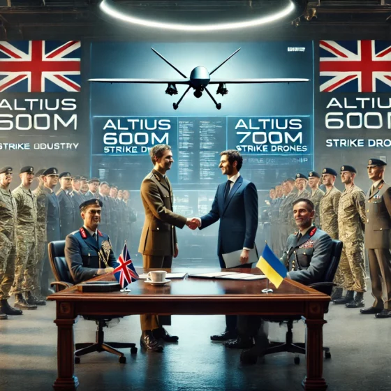 Britain Signs Agreement to Supply Ukraine with Altius Strike Drones