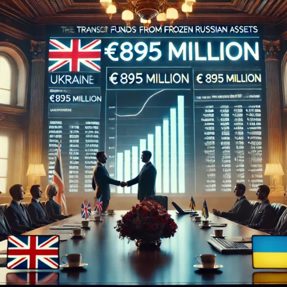 Ukraine Receives First Tranche of £752 Million From the UK Using Frozen Russian Assets