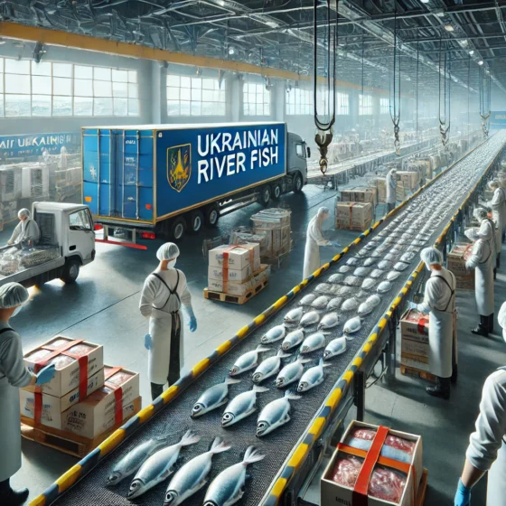 Where Does Ukraine Export River Fish?