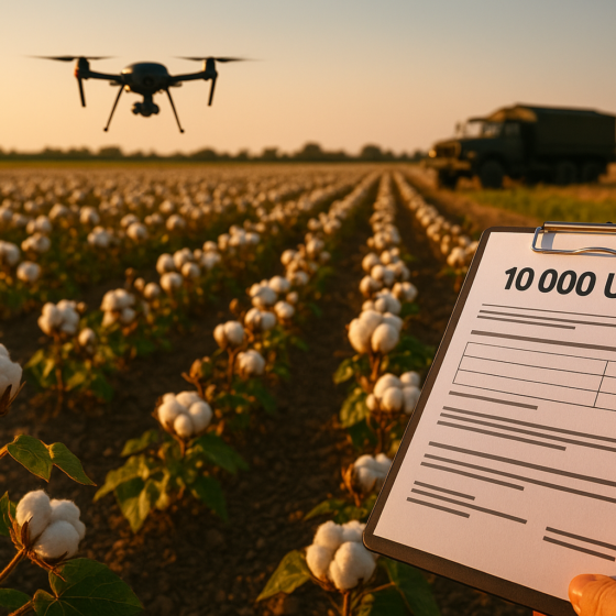 Ukraine to Stimulate Cotton Cultivation to Strengthen Defense Capabilities