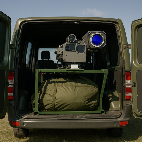 Ukrainian Army Demonstrates New Trident Laser Complex