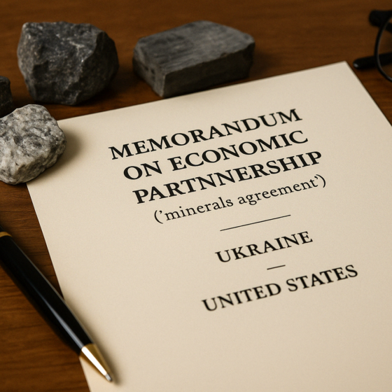 Text of Memorandum on Minerals Agreement Published