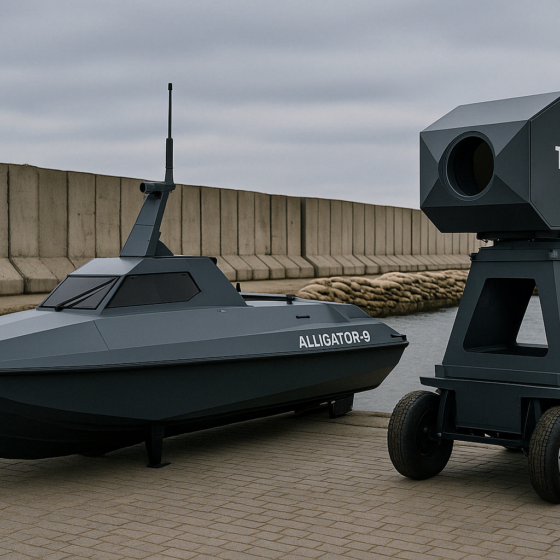 Ukraine Unveils “Trident” Laser Weapon and Cutting‑Edge Naval Drones