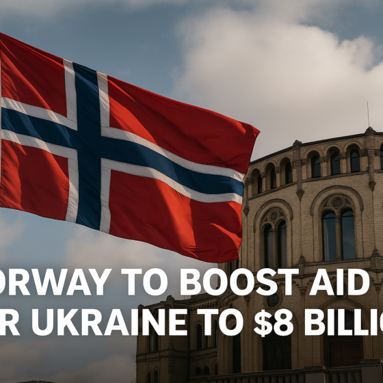 Norway Boosts Aid to Ukraine: Total Funding Rises to Nearly $8 Billion