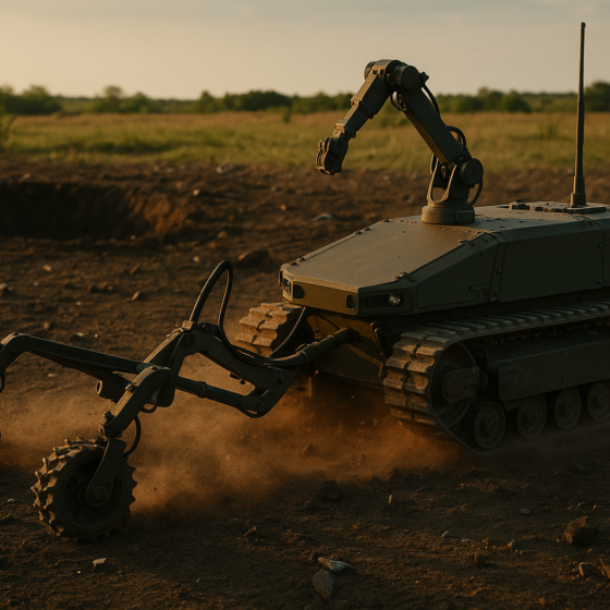 Six THeMIS-Based ROCUS Demining Robots Headed to Ukraine