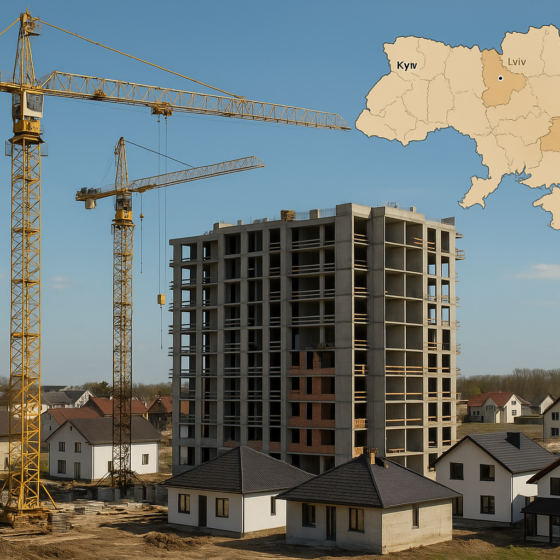 Q1 2025 New-Build Housing in Ukraine: Where Construction Is Thriving