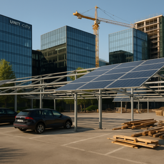 UNIT.City Kicks-Off Construction of a 1.3 MW Solar Plant to Boost Energy Independence
