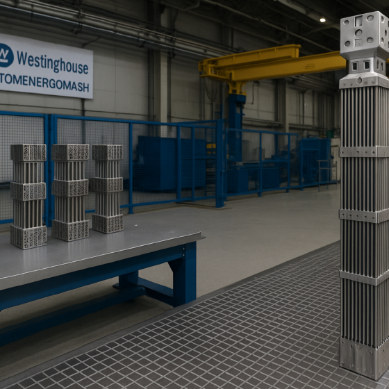 Energoatom Earns Westinghouse Certification to Manufacture Nuclear-Fuel Components in Ukraine