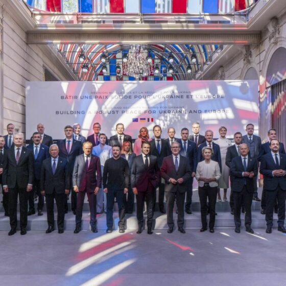 Macron, Starmer, Merz and Tusk Arrive in Kyiv for “Coalition of the Willing” Talks
