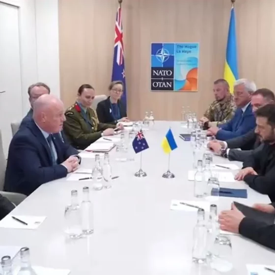 Zelensky & New Zealand’s PM Fast-Track Kiwi Capital Into Ukrainian Arms Production