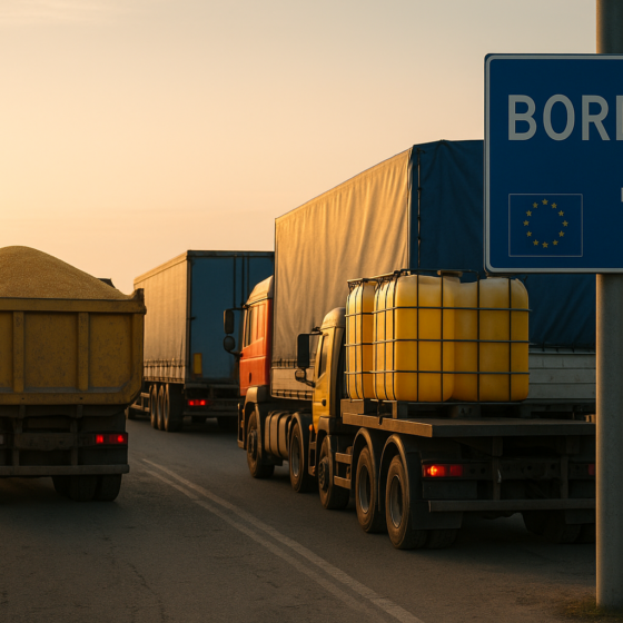Road-Freight Exports of Ukrainian Agri-goods Slip in Early June