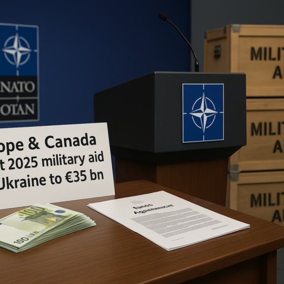 Rutte: Europe & Canada boost 2025 military aid for Ukraine to €35 bn