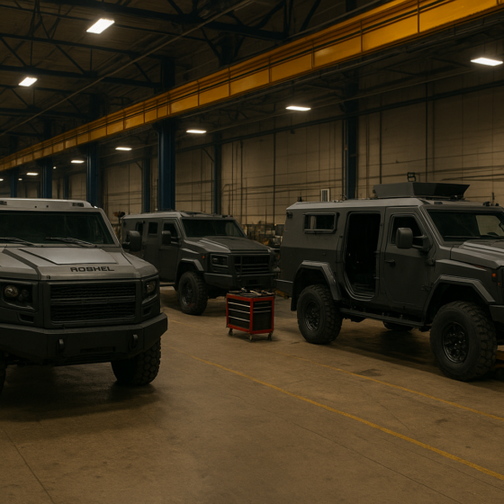 Canadian armoured-vehicle maker Roshel launches local production line in Ukraine