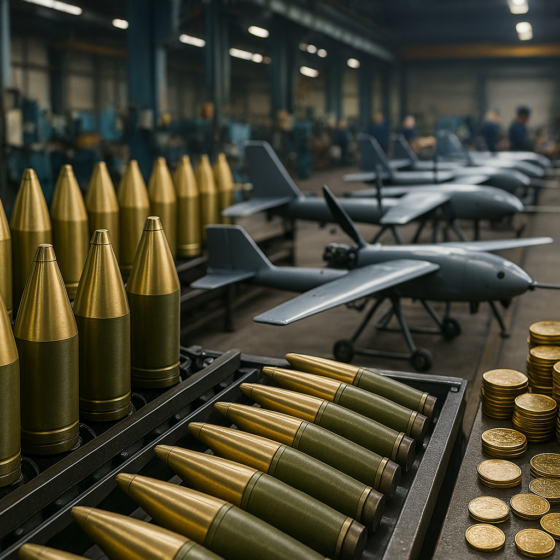 Ukraine’s Defense‑Production Boom Accelerates: Ammunition Output Up 2.5×, Artillery 3×