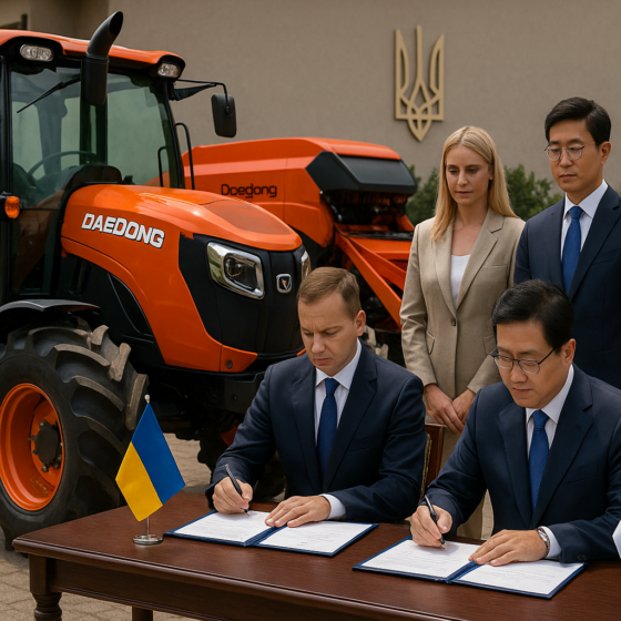 Ukraine Seals Strategic Agriculture Pact With South Korea’s Daedong