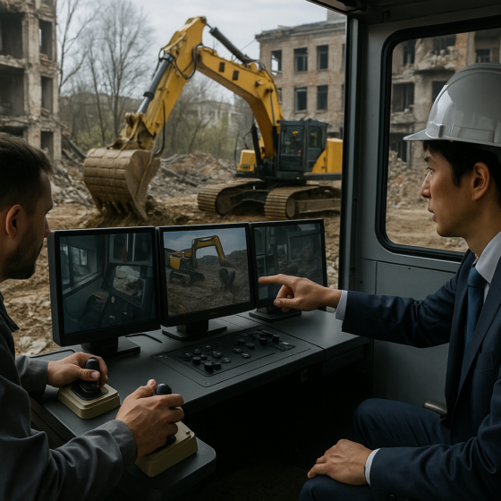 Japan’s Remote‑Control Construction Tech Poised to Speed Up Ukraine’s War‑Zone Rebuild