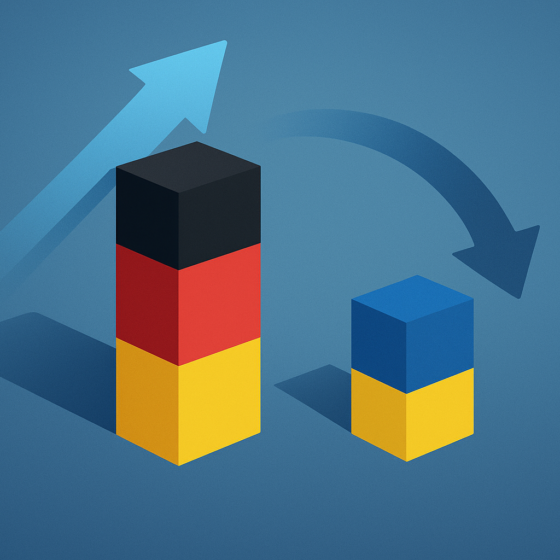 German Exports to Ukraine Jump 30% in First Half of 2025