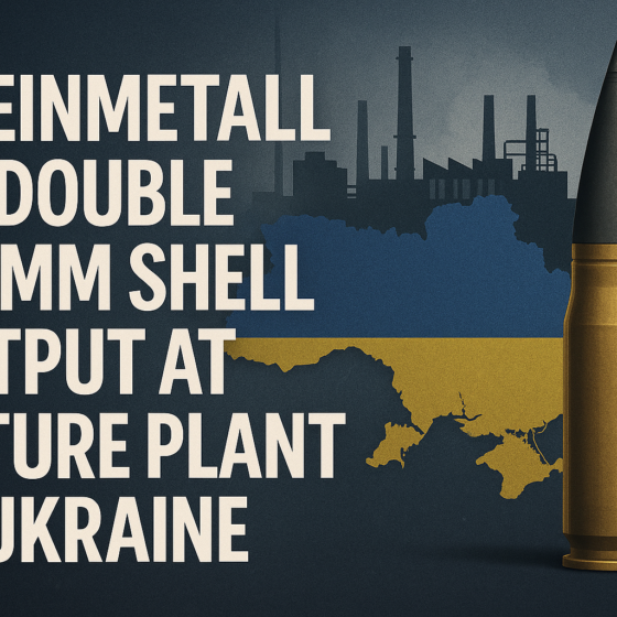 Rheinmetall to Double 155-mm Shell Output at Planned Ukrainian Plant Despite Delays