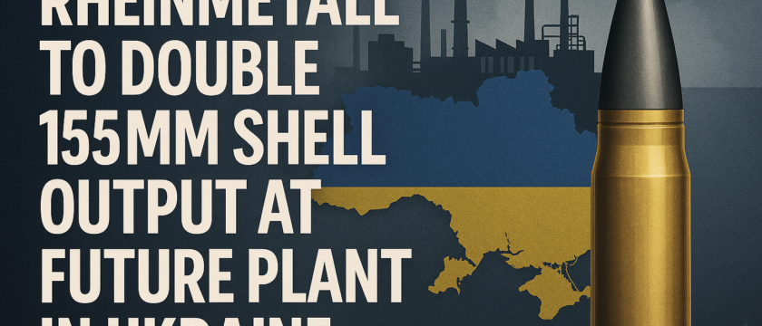 Rheinmetall to Double 155-mm Shell Output at Planned Ukrainian Plant ...