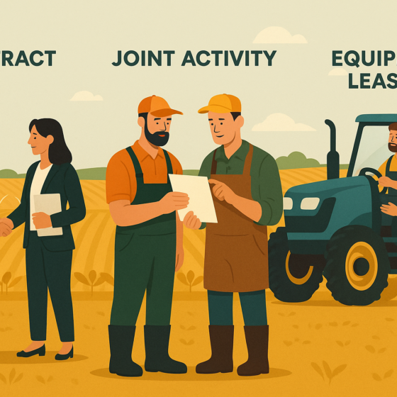 Three Key Forms of Agricultural Cooperation in Ukraine: Contracts, Joint Activities, and Equipment Leasing