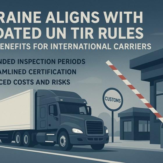 Ukraine Aligns with Updated UN TIR Rules: New Benefits for International Carriers