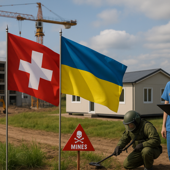 Switzerland Commits CHF 100 Million to Finance 12 Reconstruction Projects in Ukraine