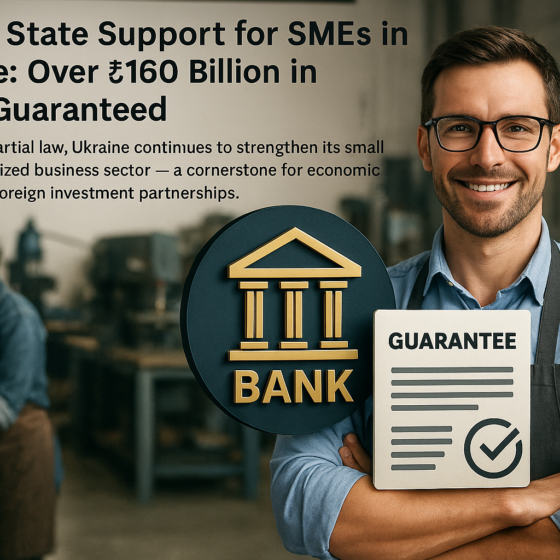 Record State Support for SMEs in Ukraine: Over ₴160 Billion in Loans Guaranteed