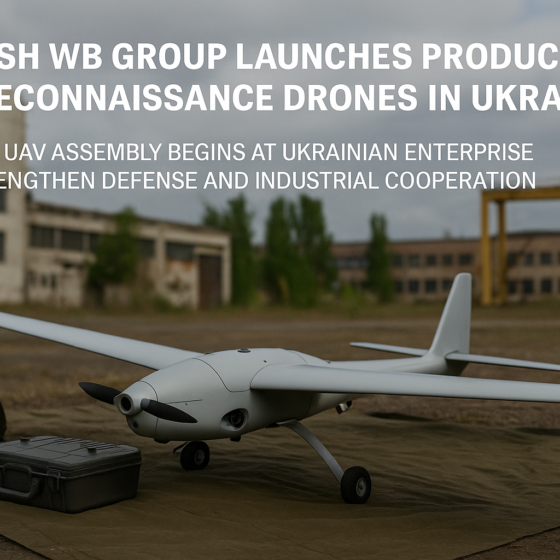 Polish WB Group Launches Production of Reconnaissance Drones in Ukraine