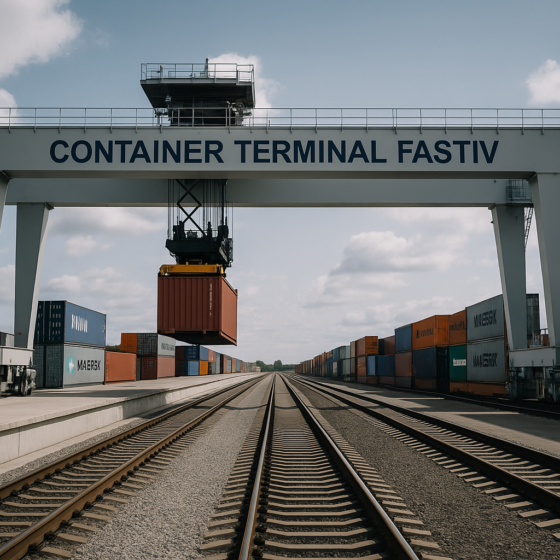 New Container Terminal in Fastiv Connects Odesa Region Ports with the EU