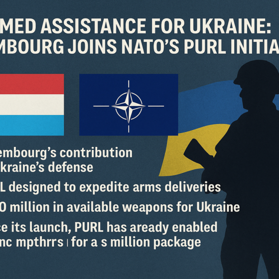 Armed Assistance for Ukraine: Luxembourg Joins NATO’s PURL Initiative