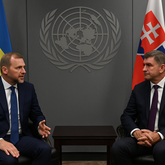Ukraine and Slovakia Discuss Energy Security and Defense Cooperation at UN General Assembly