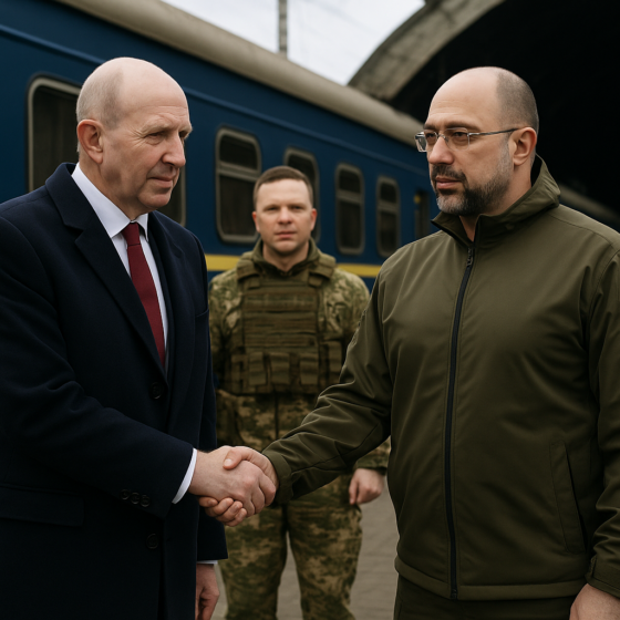 UK Defense Minister John Healy Arrives in Ukraine