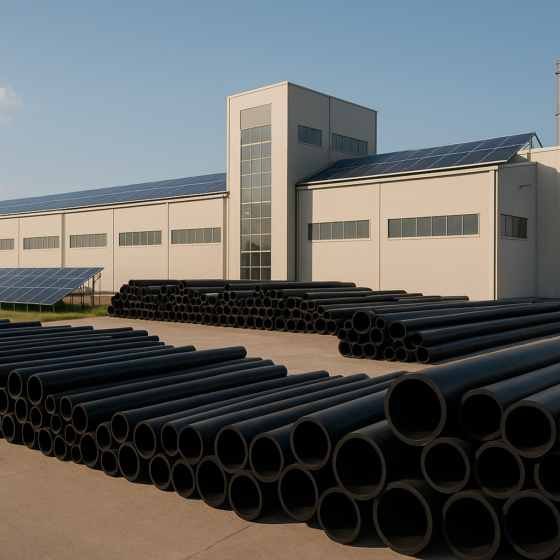 First Solar-Powered Polyethylene Pipe Plant Launched in Ukraine