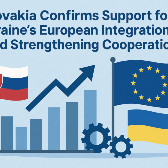 Slovakia Confirms Support for Ukraine’s EU Integration and Security Cooperation