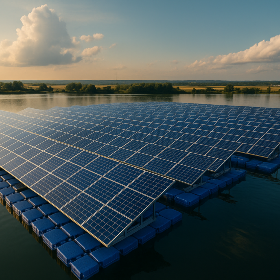 Ukraine’s First Floating Solar Project Breaks Ground in Odesa Region