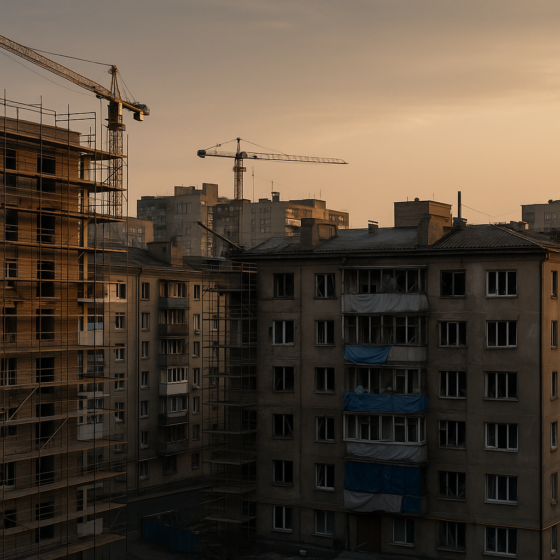 Less Than One Percent of Damaged Housing Restored in Kyiv