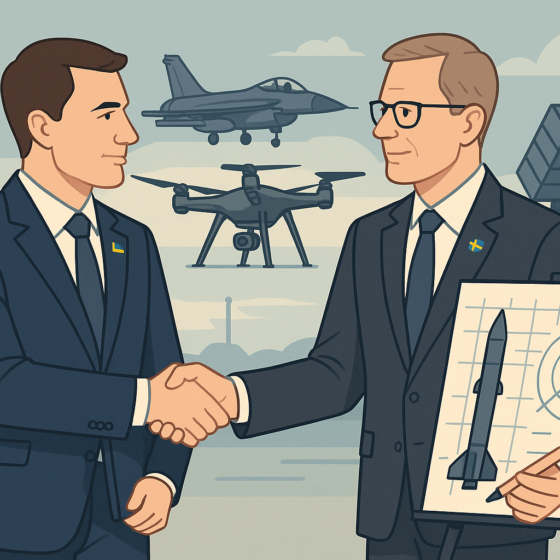 Sweden and Ukraine Sign Intent Letter on Defense Innovations