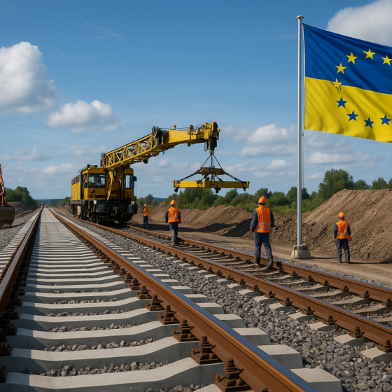 Ukraine Starts Building 1435 mm Rail from Lviv to Polish Border