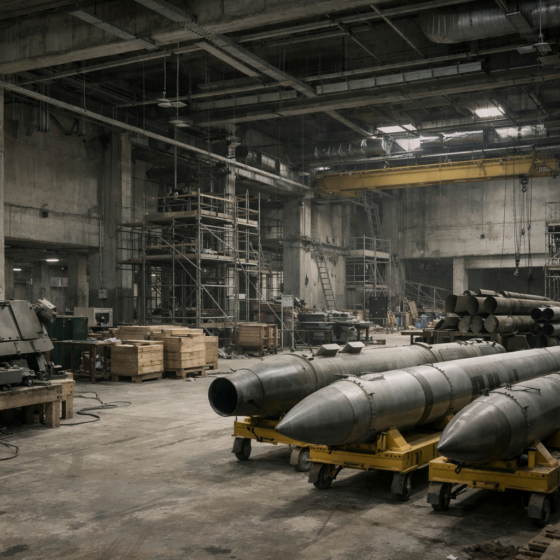 A UK ammunition plant linked to supply plans for Ukraine faced opening delays, highlighting execution risk